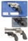 Four Smith & Wesson DA Revolvers