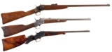 Three Remington Rolling Block Long Guns