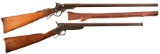Two Antique Breech Loading Long Guns