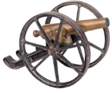 Bronze Cannon with Cast Iron Carriage