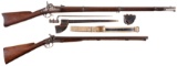 Two Antique Percussion Long Guns