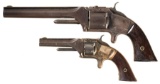 Two Antique Smith & Wesson Revolvers