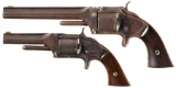 Two Antique Smith & Wesson Revolvers