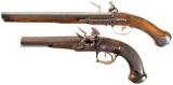 Two European Flintlock Pistols