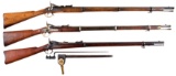 Three Antique Breech Loading Rifles