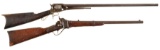 Two Antique Cartridge Conversion Rifles