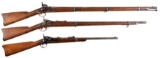Three Antique U.S. Military Long Guns