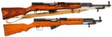 Two SKS Semi-Automatic Carbines w/ Bayonets