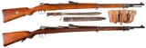 Two World War I Mauser Gewehr 98 Bolt Action Rifles