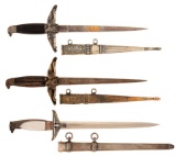 Two Hungarian Daggers and One Nazi Diplomat Dagger