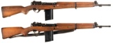 Two Fabrique Nationale Semi-Automatic Military Rifles