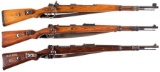 Three Nazi Bolt Action Rifles