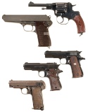 Five Handguns