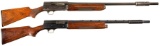 Two U.S. Marked Remington Semi-Automatic Shotguns