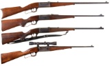 Four Savage Lever Action Rifles