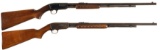 Two Winchester Slide Action Rifles