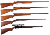 Five Winchester Long Guns