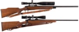 Two Scoped Remington Bolt Action Rifles