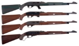 Four Remington Nylon Sporting Rifles