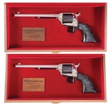 Two Cased Colt 2nd Amendment Commemorative Peacemaker Buntline S