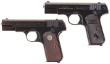 Two Colt Pocket Semi-Automatic Pistols