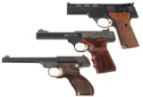 Three Semi-Automatic .22 Target Pistols