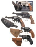 Five Smith & Wesson DA Revolvers