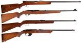 Four Winchester Rimfire Rifles