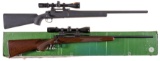 Two Scoped Remington Bolt Action Rifles w/ Boxes