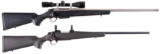Two Sporting Bolt Action Rifles