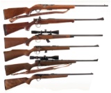 Six Sporting Bolt Action Rifles