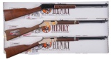 Three Boxed Henry Repeating Arms Carbines
