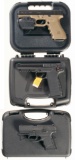 Three Semi-Automatic Pistols w/ Cases