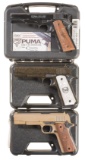 Three Semi-Automatic Pistols w/ Cases