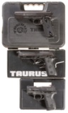 Three Taurus Semi-Automatic Pistols