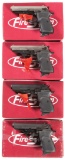 Four Boxed Bersa Firestorm Semi-Automatic Pistols