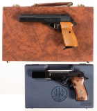 Two Italian Semi-Automatic Pistols w/ Cases