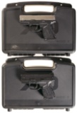 Two Cased Springfield Armory Semi-Automatic Pistols