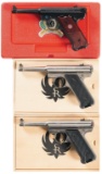 Three Ruger Semi-Automatic Pistols in .22 LR