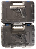 Two Cased FNH USA Semi-Automatic Pistols