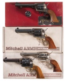 Four Reproduction Single Action Revolvers