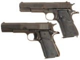 Two Interarms Silver Cup Semi-Automatic Pistols