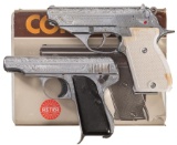 Two Engraved European Semi-Automatic Pistols