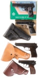 Four Soviet Style Semi-Automatic Pistols