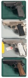 Four Cased Star Semi-Automatic Pistols