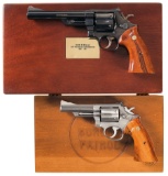 Two Smith & Wesson Cased Commemorative DA Revolvers