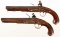Cased Set of Two Ketland & Co. Flintlock Trade Pistols