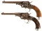 Two German Model 1879 Single Action Reich's Revolvers