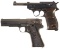 Two Nazi Proofed Semi-Automatic Pistols