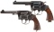 Two U.S. Military Colt DA Revolvers